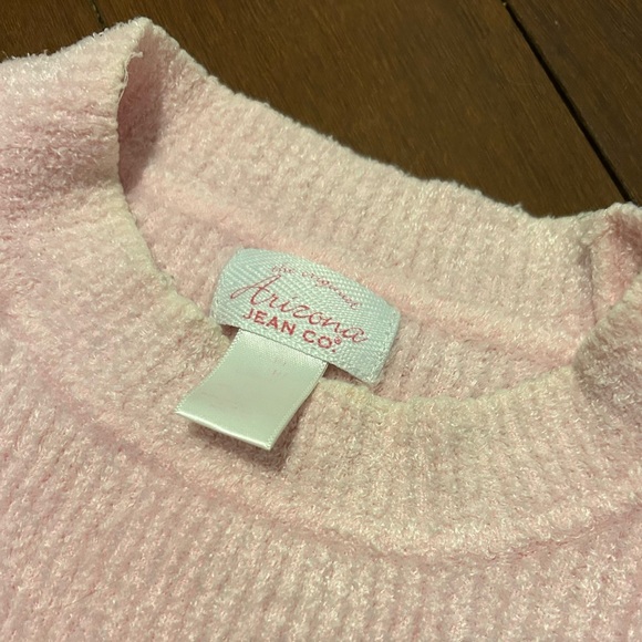 Arizona Co. Light Pink Mockneck Sweater - Picture 1 of 4